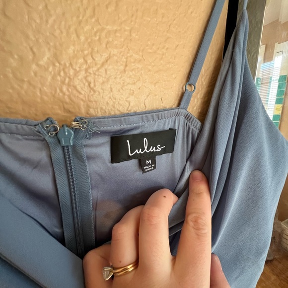 All About Love Slate Blue Bridesmaid Dress - Picture 3 of 4